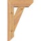 Ekena Millwork Traditional Slat Smooth Bracket w/ Offset Brace, Western Red Cedar, 5 1/2"W x 14"D x 22"H BKT0604X14X22TRA06SWR - alternate 4
